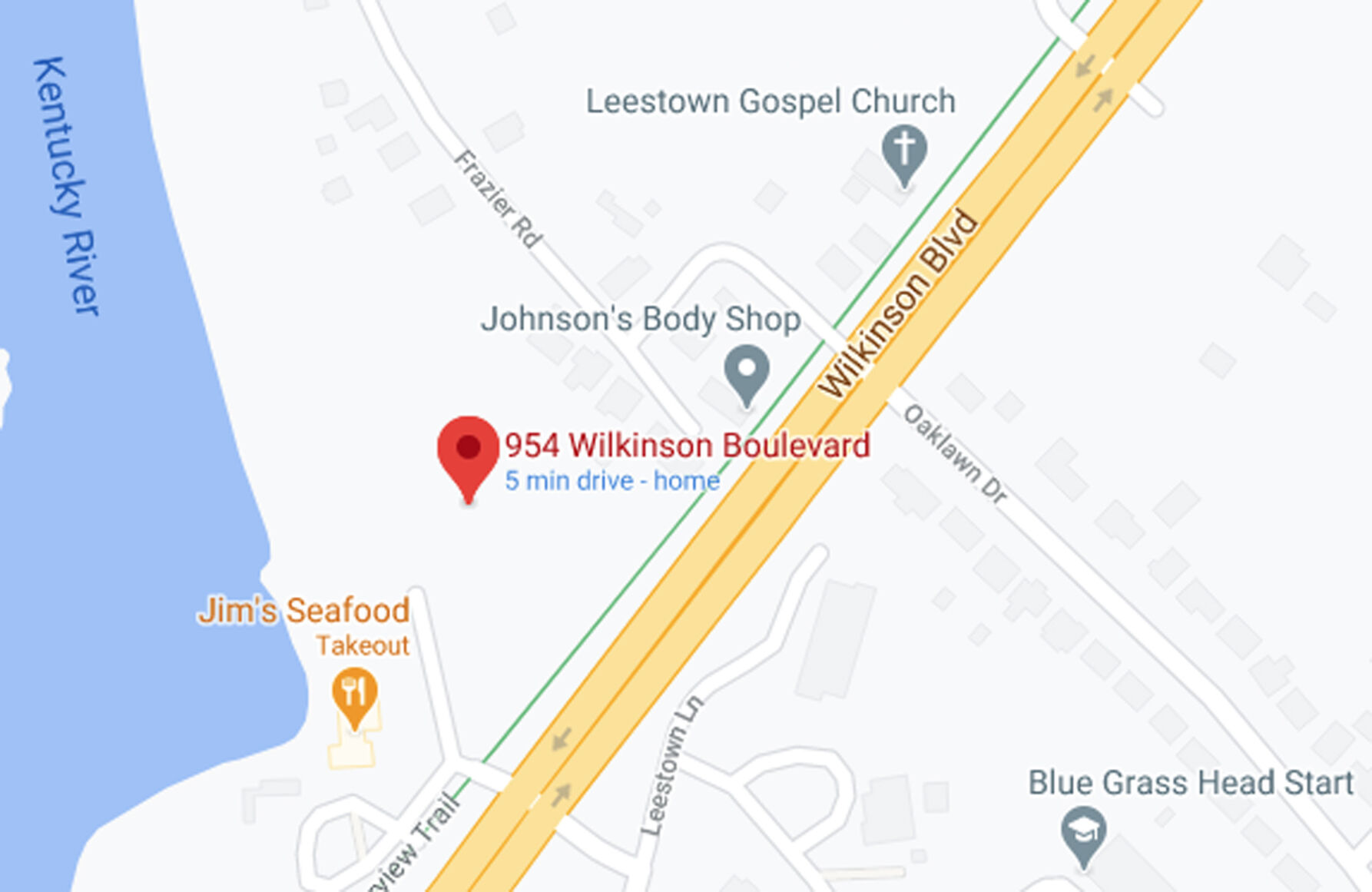 Distillery Ridge Townhomes map